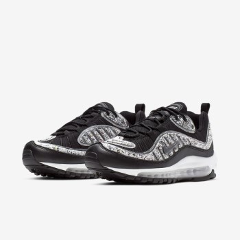 Nike Air Max 98 LX - Női Utcai Cipő - Fekete/Fehér/Fekete